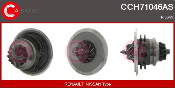 Core assembly, turbocharger (CCH71046AS)