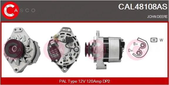Alternator (CAL48108AS)
