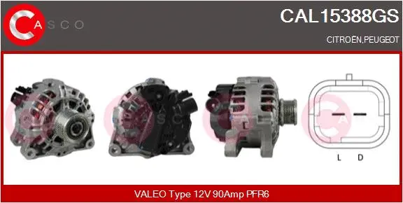 Alternator (CAL15388GS)