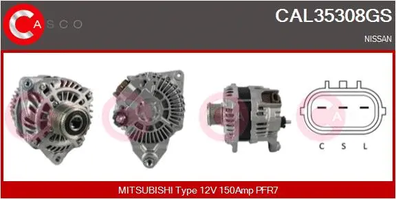 Alternator (CAL35308GS)
