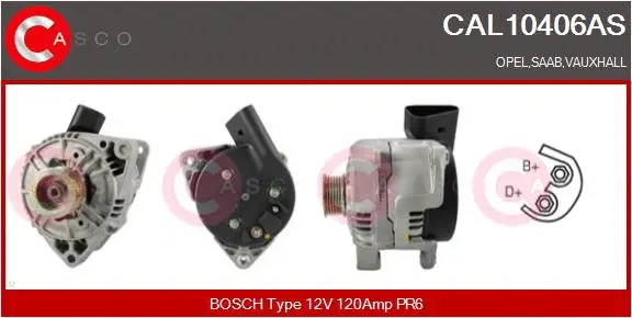 Alternator (CAL10406AS)