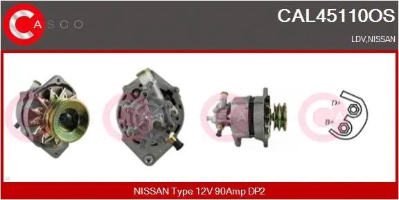 Alternator (CAL45110OS)