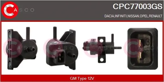 Pressure Converter, exhaust control (CPC77003GS)