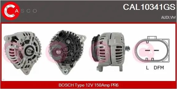 Alternator (CAL10341GS)