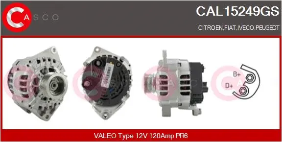 Alternator (CAL15249GS)