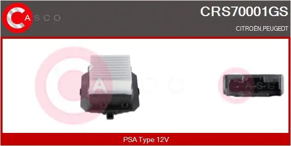 Resistor, interior blower (CRS70001GS)