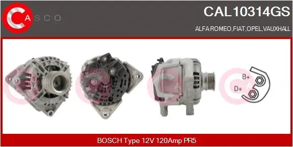 Alternator (CAL10314GS)