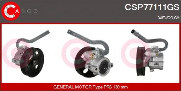 Hydraulic Pump, steering (CSP77111GS)
