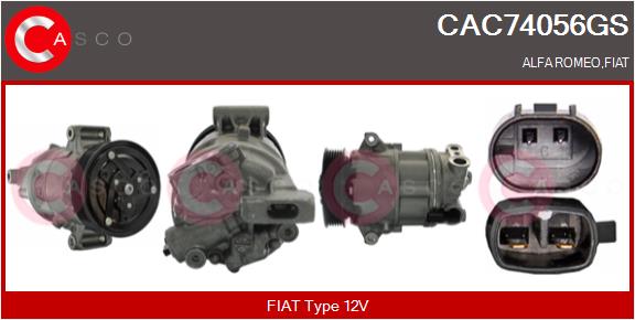 Compressor, air conditioning (CAC74056GS)