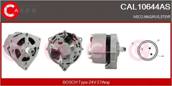 Alternator (CAL10644AS)