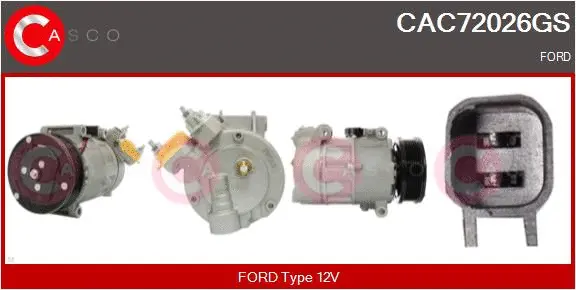 Compressor, air conditioning (CAC72026GS)