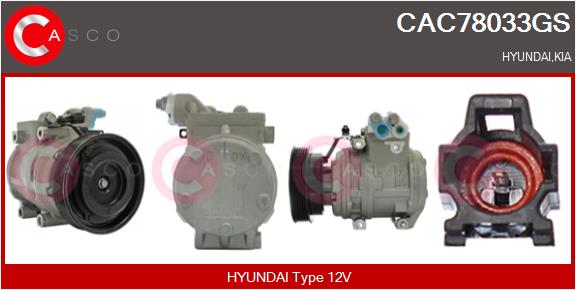 Compressor, air conditioning (CAC78033GS)