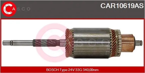 Armature, starter (CAR10619AS)