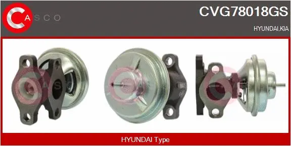 EGR Valve (CVG78018GS)