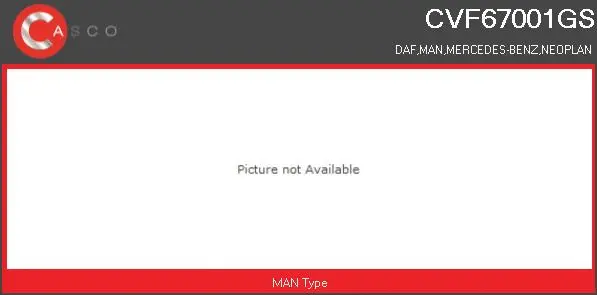 Clutch, radiator fan (CVF67001GS)