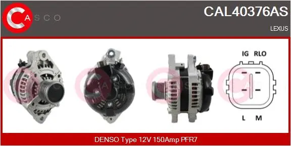 Alternator (CAL40376AS)