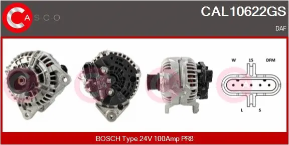 Alternator (CAL10622GS)