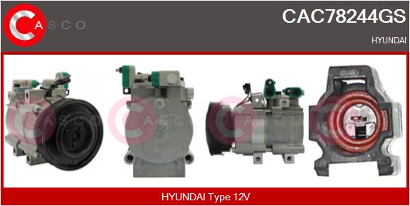 Compressor, air conditioning (CAC78244GS)