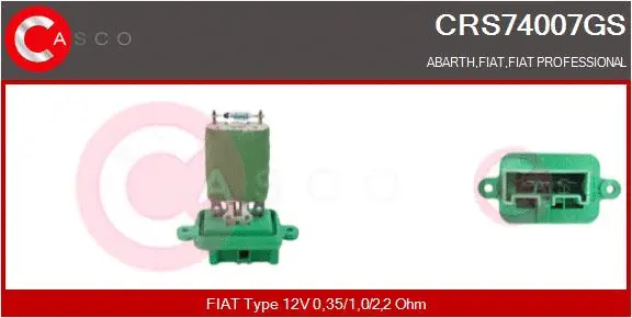 Resistor, interior blower (CRS74007GS)