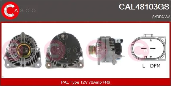 Alternator (CAL48103GS)