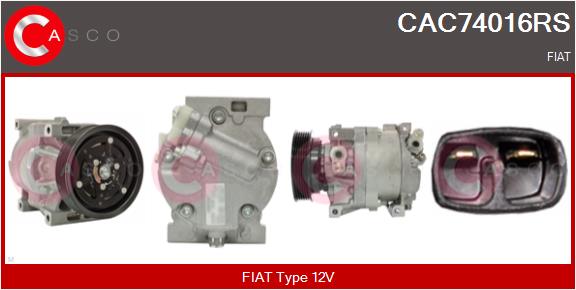 Compressor, air conditioning (CAC74016RS)