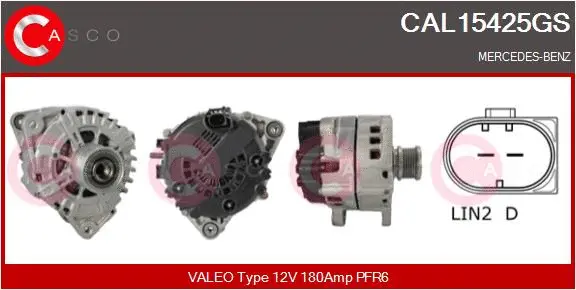 Alternator (CAL15425GS)