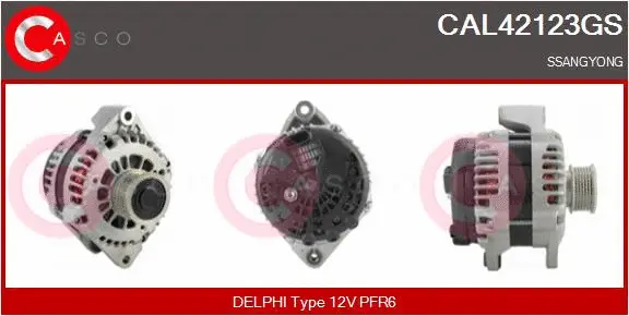 Alternator (CAL42123GS)