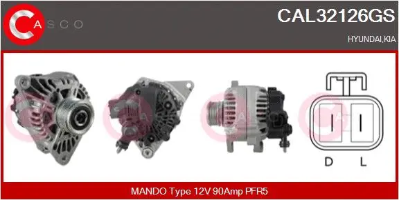 Alternator (CAL32126GS)