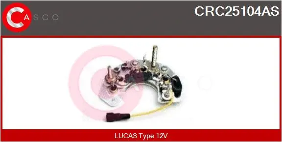 Rectifier, alternator (CRC25104AS)