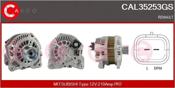 Alternator (CAL35253GS)
