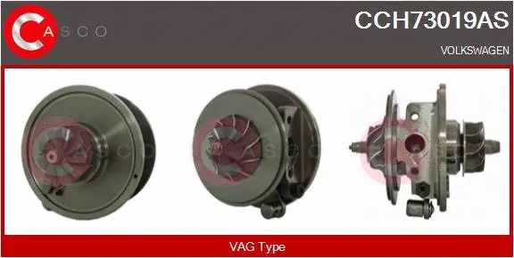 Core assembly, turbocharger (CCH73019AS)