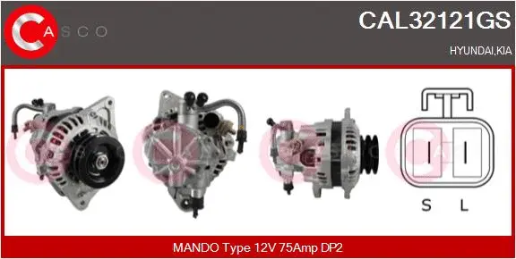 Alternator (CAL32121GS)