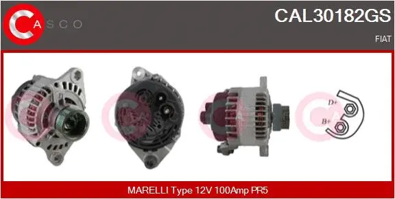 Alternator (CAL30182GS)