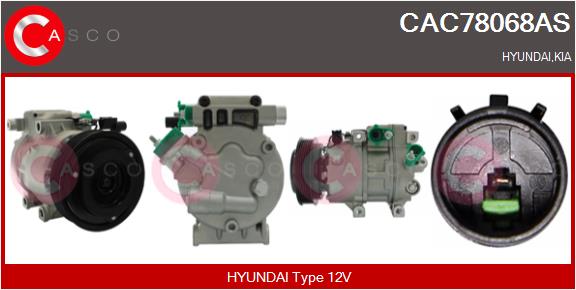 Compressor, air conditioning (CAC78068AS)