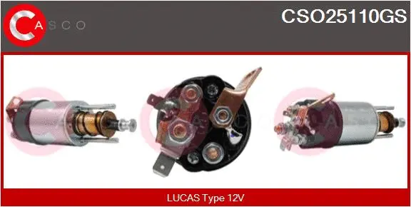 Solenoid Switch, starter (CSO25110GS)