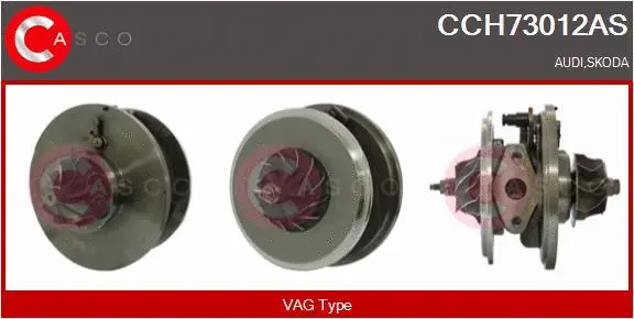 Core assembly, turbocharger (CCH73012AS)