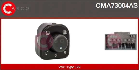 Switch, exterior rearview mirror adjustment (CMA73004AS)