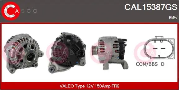 Alternator (CAL15387GS)
