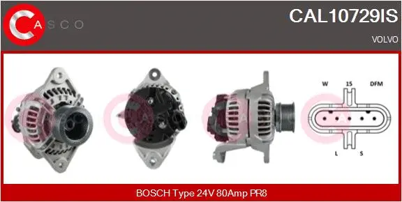 Alternator (CAL10729IS)