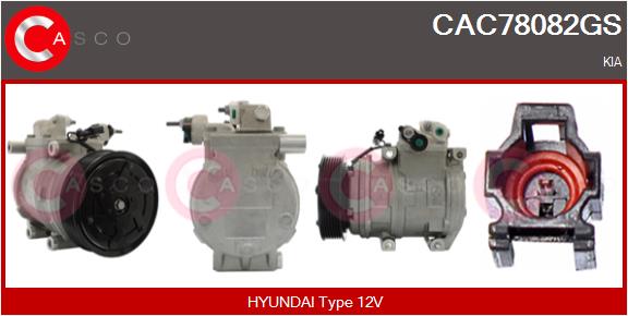 Compressor, air conditioning (CAC78082GS)