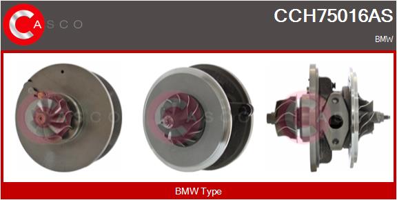 Core assembly, turbocharger (CCH75016AS)