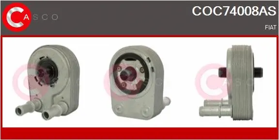Oil Cooler, engine oil (COC74008AS)