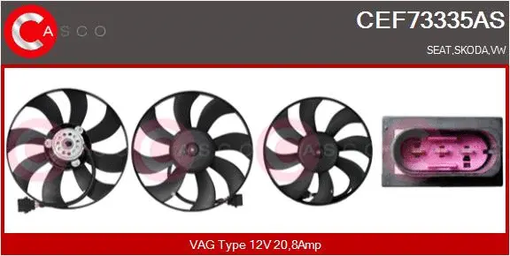 Fan, engine cooling (CEF73335AS)