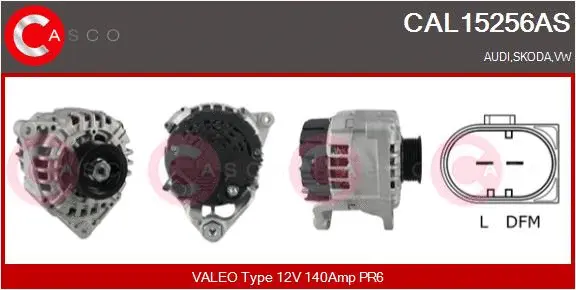 Alternator (CAL15256AS)