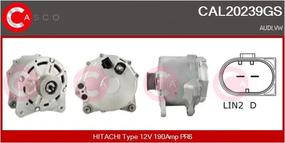 Alternator (CAL20239GS)