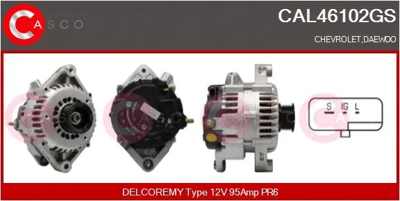 Alternator (CAL46102GS)