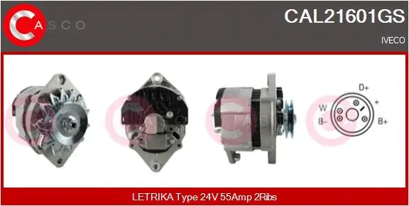 Alternator (CAL21601GS)