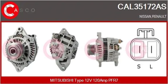 Alternator (CAL35172AS)