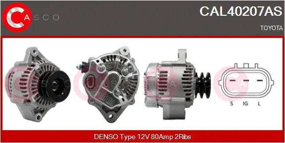 Alternator (CAL40207AS)