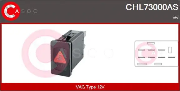 Hazard Warning Light Switch (CHL73000AS)